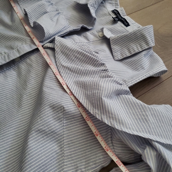 Striped cold shoulder shirt - Picture 3 of 4